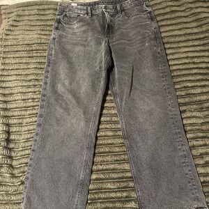 Women’s Black Wash straight leg Jeans